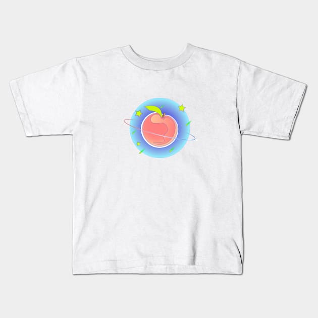 peach : pin , phone case , hoodie , Kids T-Shirt by ohu_no